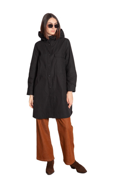 Parka multicapas color negro y granate Nice Things Sommes Demode Zaragoza