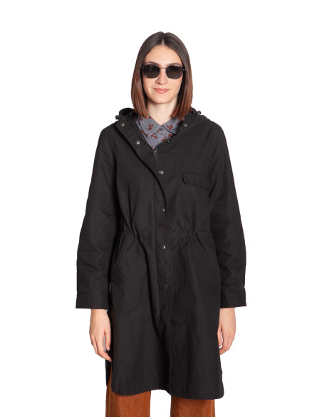 Parka multicapas color negro y granate Nice Things Sommes Demode Zaragoza