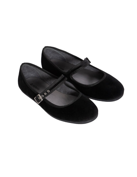 Bailarinas terciopelo color negro oda victoria Sommes Demode Zaragoza