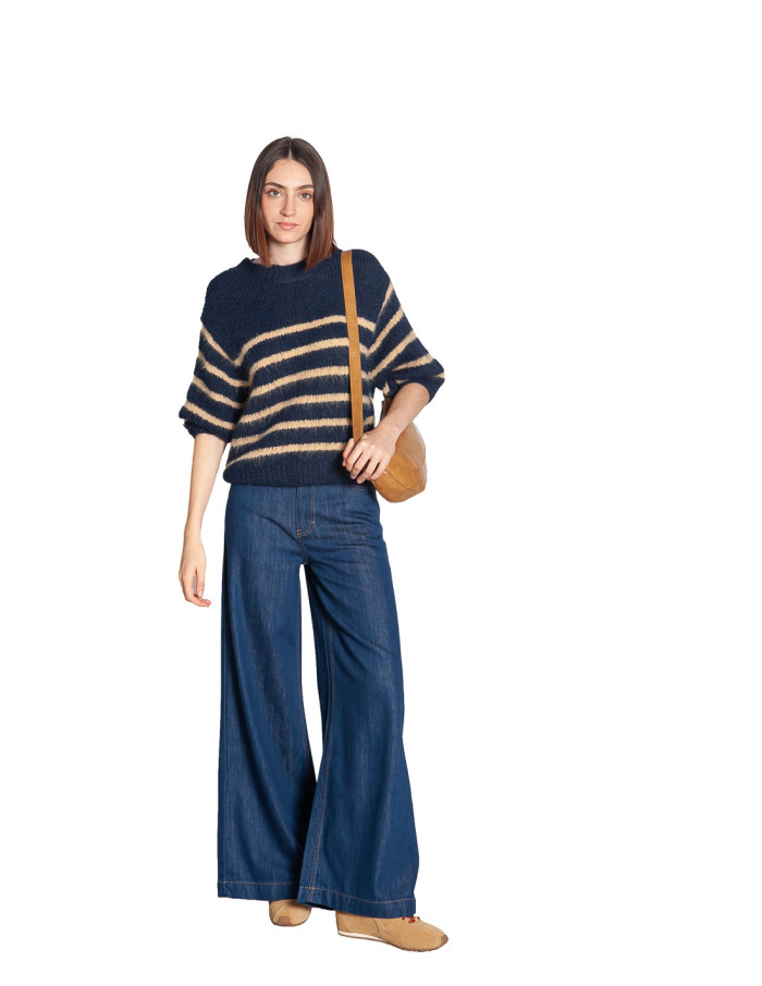 jersey manga corta color navy rayas dado artlove sommes demode zaragoza