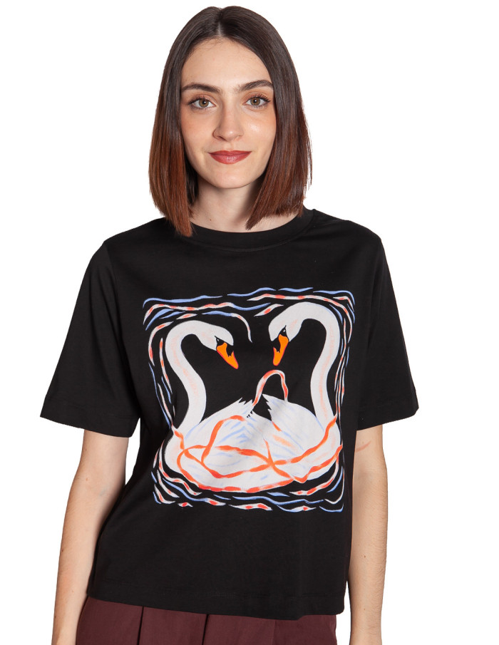 camiseta negra cisnes vadstena dedicated sommes demode zaragoza