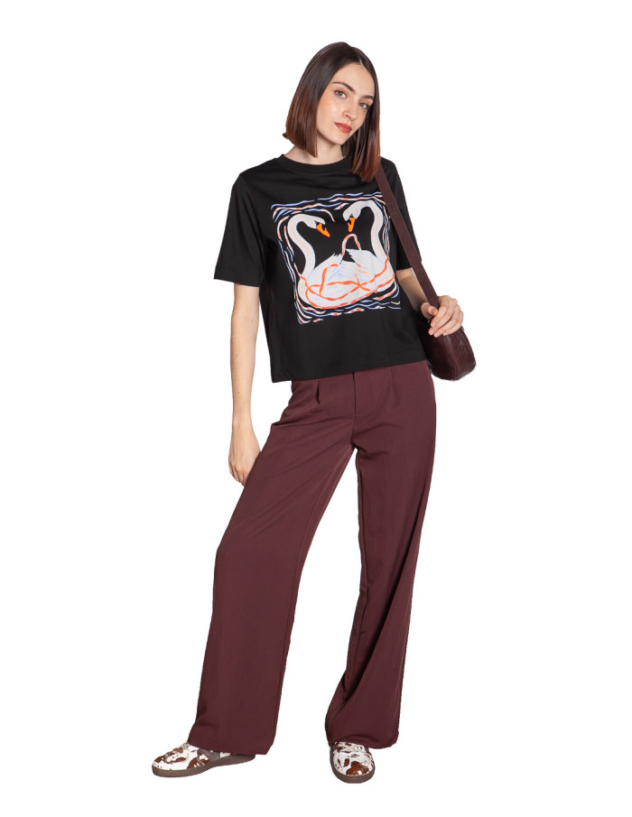 camiseta negra cisnes vadstena dedicated sommes demode zaragoza