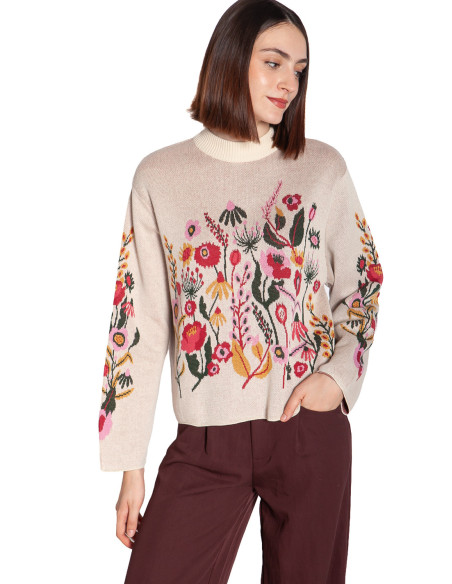 jersey crudo estampado floral limhamn dedicated sommes demode zaragoza