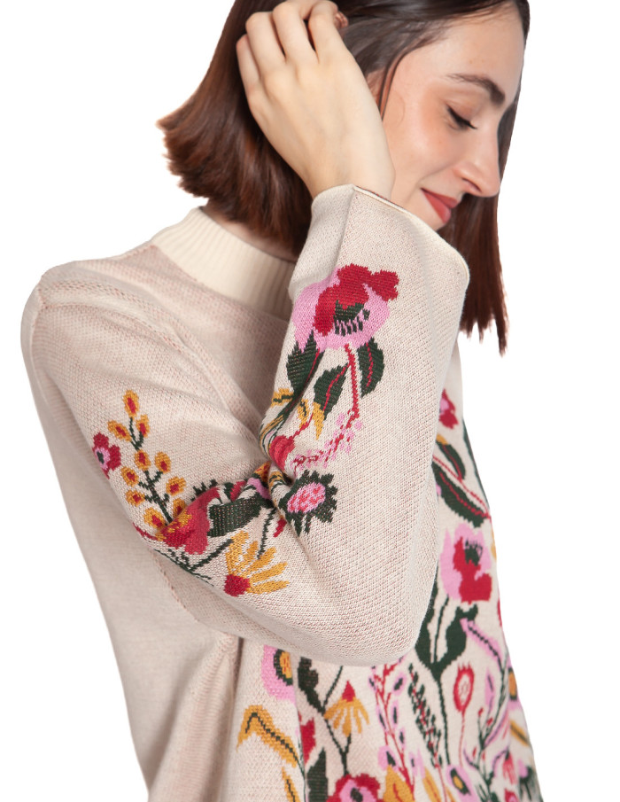 jersey crudo estampado floral limhamn dedicated sommes demode zaragoza