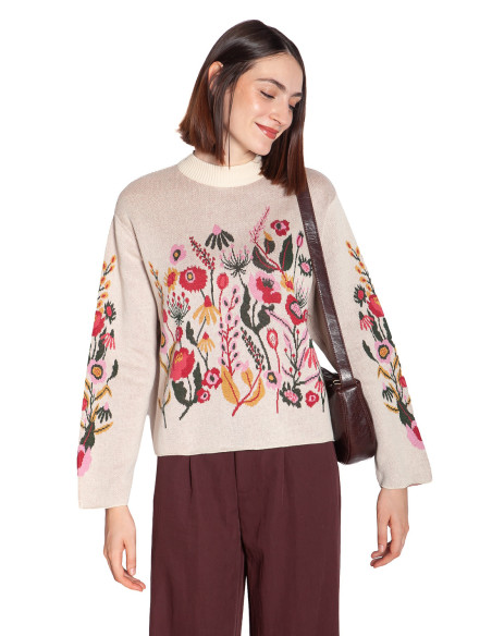 jersey crudo estampado floral limhamn dedicated sommes demode zaragoza