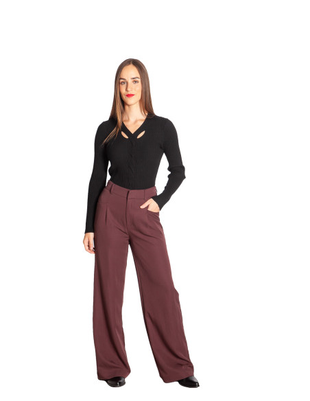 jersey negro detalle trenza central skatie sommes demode zaragoza