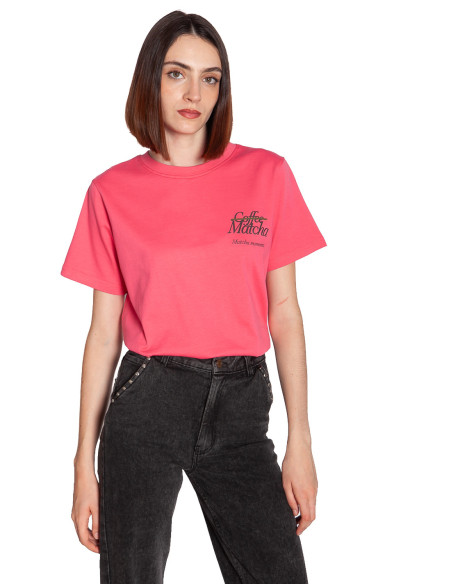 camiseta rosa mensaje matcha balmers ichi sommes demode zaragoza