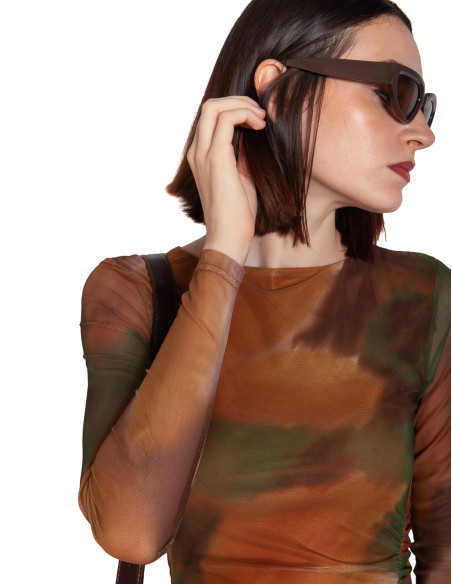vestido largo malla estampado arce wild pony sommes demode zaragoza