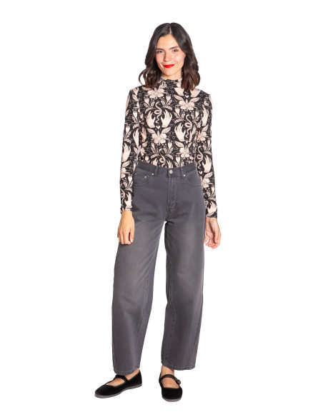 Top cuello alto estampado manos Pepa Loves Sommes Demode Zaragoza