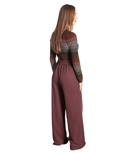 Jersey intarsia con cuadricula multicolor skatie Sommes Demode Zaragoza