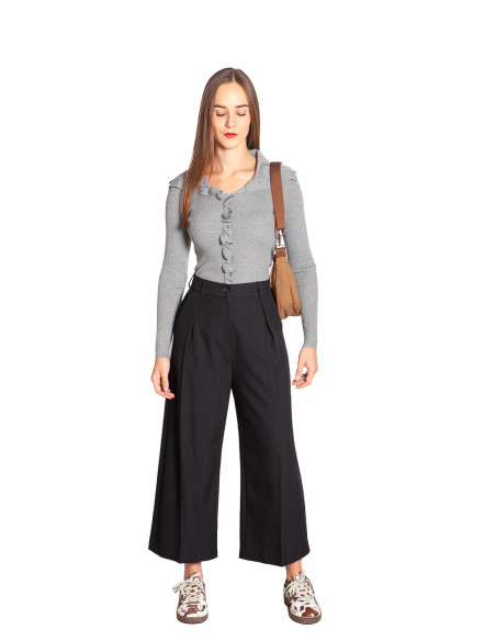 Pantalón crop pinzas navy atlantis Grace and Mila Sommes Demode Zaragoza