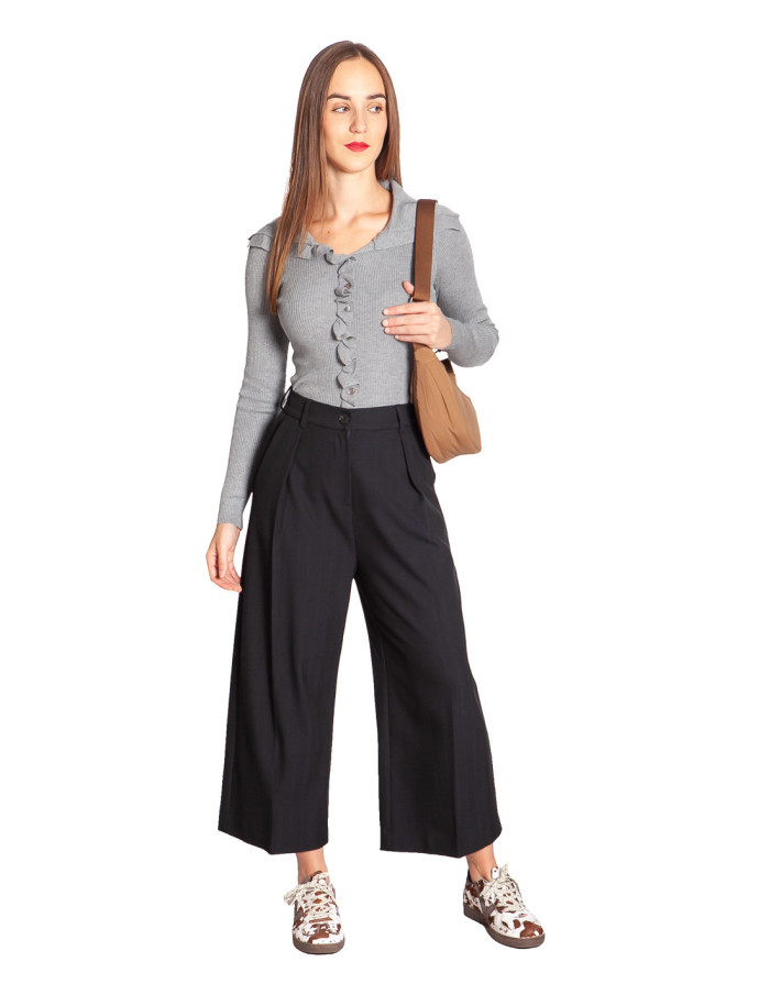 Pantalón crop pinzas navy atlantis Grace and Mila Sommes Demode Zaragoza
