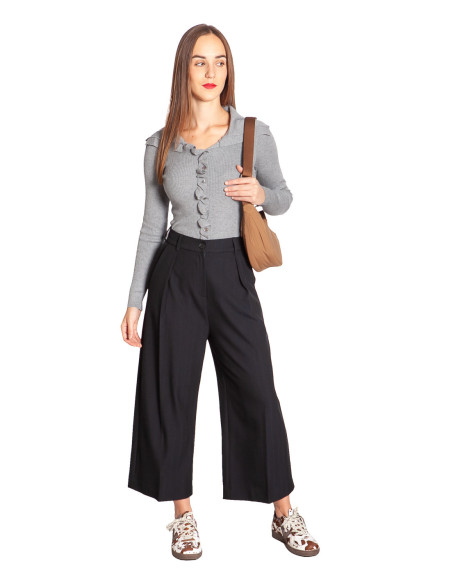 Pantalón crop pinzas navy atlantis Grace and Mila Sommes Demode Zaragoza