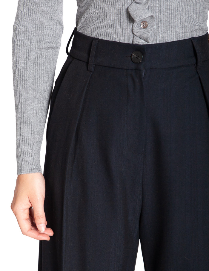 Pantalón crop pinzas navy atlantis Grace and Mila Sommes Demode Zaragoza