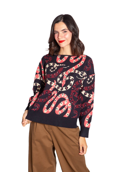 jersey navy estampado snakes pepa loves sommes demode zaragoza