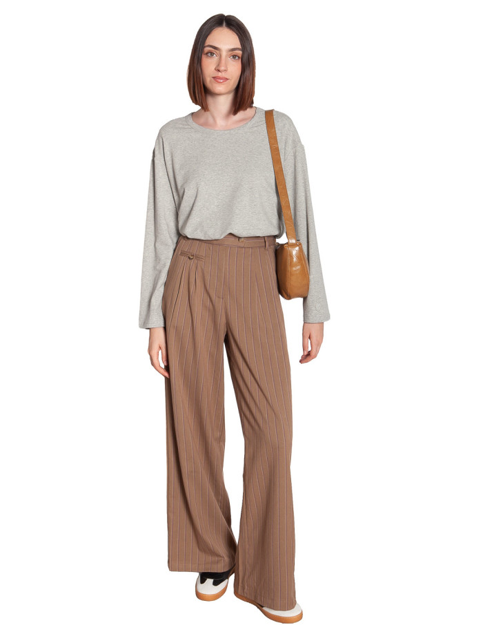 pantalon color beige rayas malva cotswold frnch sommes demode zaragoza