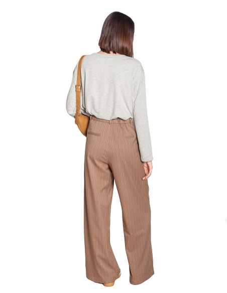 pantalon color beige rayas malva cotswold frnch sommes demode zaragoza