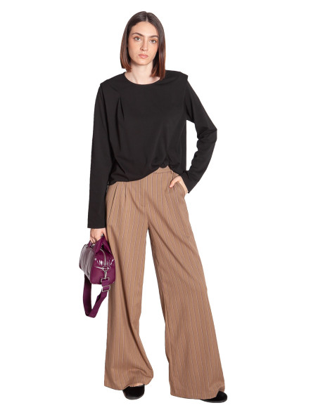 pantalon color beige rayas malva cotswold frnch sommes demode zaragoza
