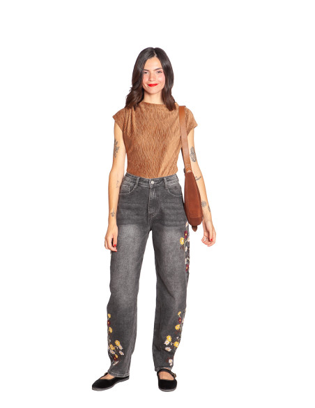 top textura aterciopelada color ocre aloane ange sommes demode zaragoza