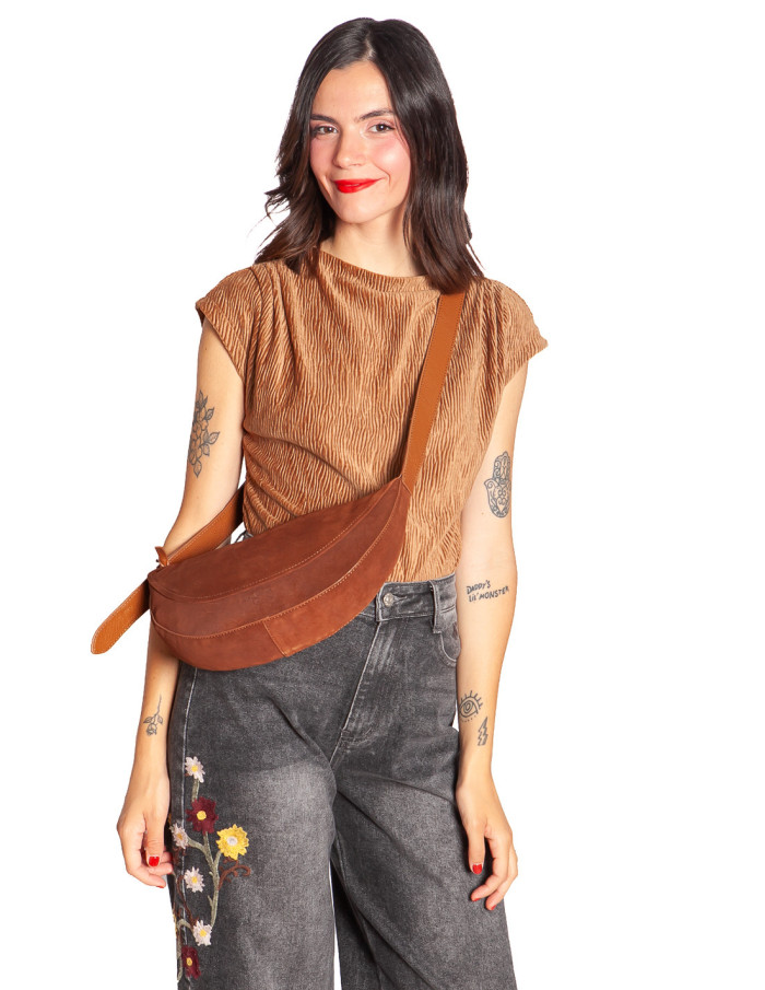 bolso gondola serraje color cuero nice things sommes demode zaragoza
