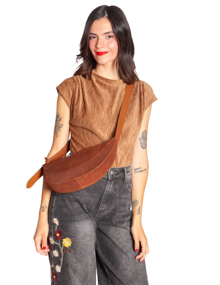 bolso gondola serraje color cuero nice things sommes demode zaragoza