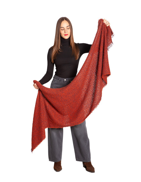 Bufanda textura color caldera Boucle King Louie Sommes Demode Zaragoza