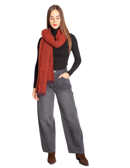 Bufanda textura color caldera Boucle King Louie Sommes Demode Zaragoza