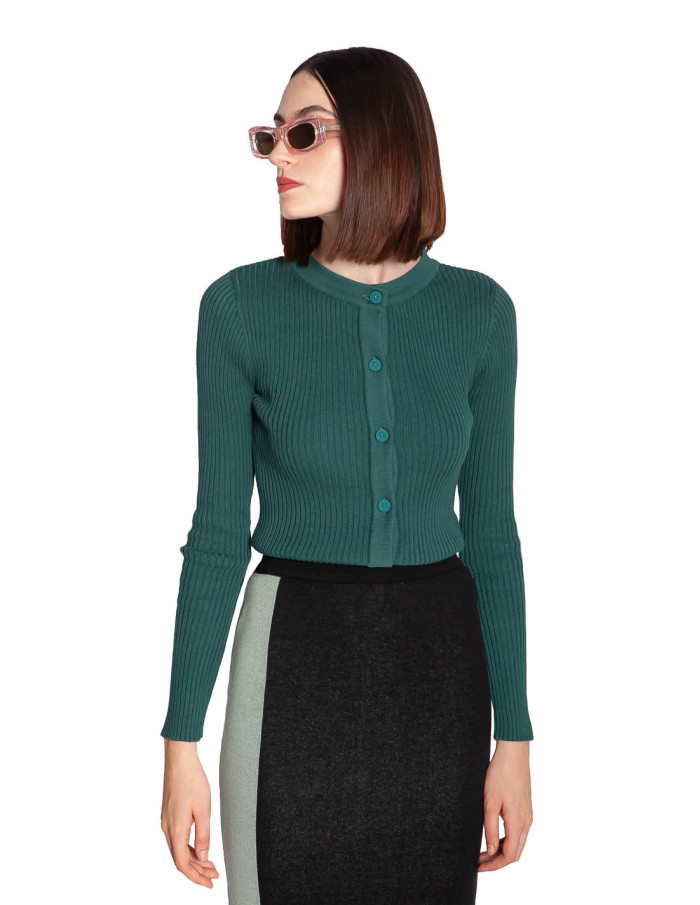 cardigan canale color verde ekilore skfk sommes demode zaragoza
