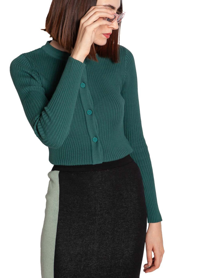 cardigan canale color verde ekilore skfk sommes demode zaragoza