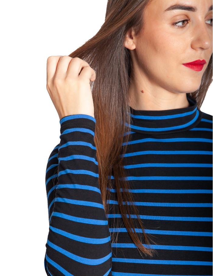 Comprar Top negro rayas azules Annika de Sugarhill en Sommes Demode