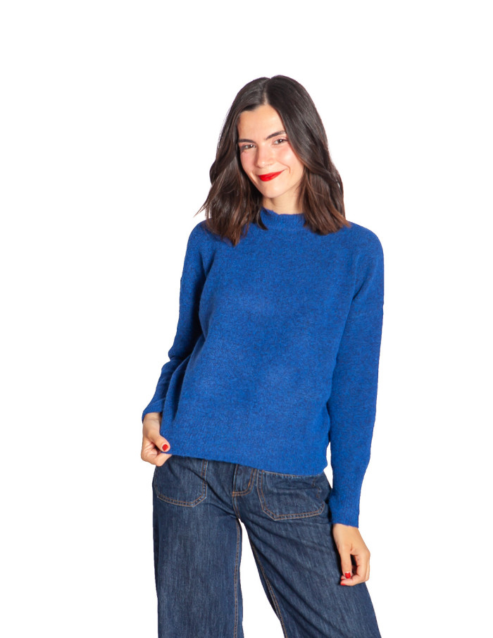 Comprar Jersey lana color azul Omea de marca Byoung en Sommes Demode