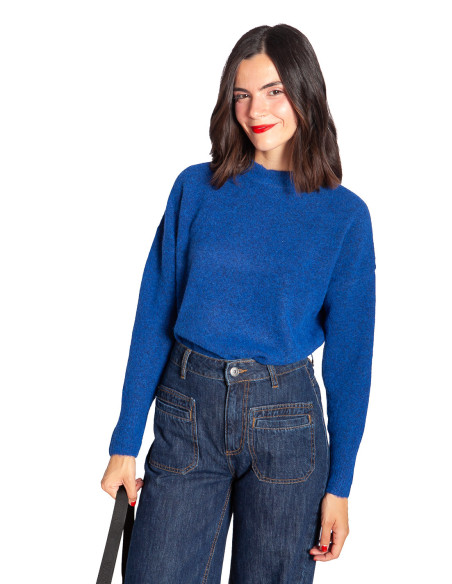 Comprar Jersey lana color azul Omea de marca Byoung en Sommes Demode