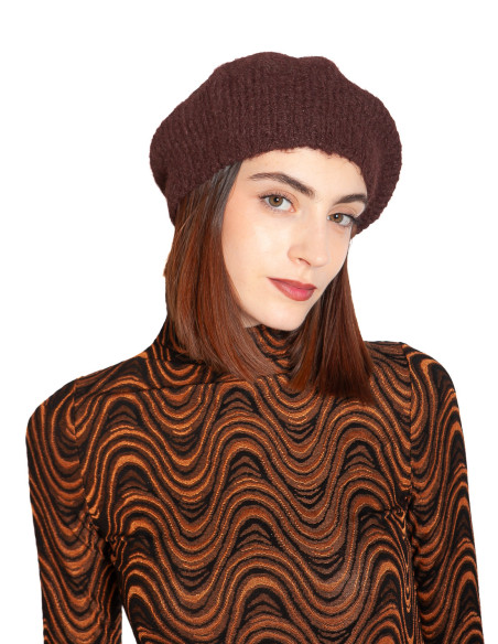 Comprar Boina de punto chocolate Beret de King Louie en Sommes Demode