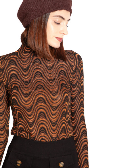 Comprar Top ondas marrón Gia de la marca King Louie en Sommes Demode