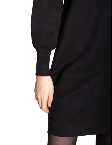 Comprar Vestido corto de punto negro Frida de Artlove en Sommes Demode