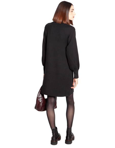 Comprar Vestido corto de punto negro Frida de Artlove en Sommes Demode