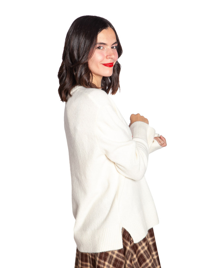 JERSEY COLOR CRUDO BORDADO LOVE AUBIN GRACE AND MILA SOMMES DEMODE ZARAGOZA